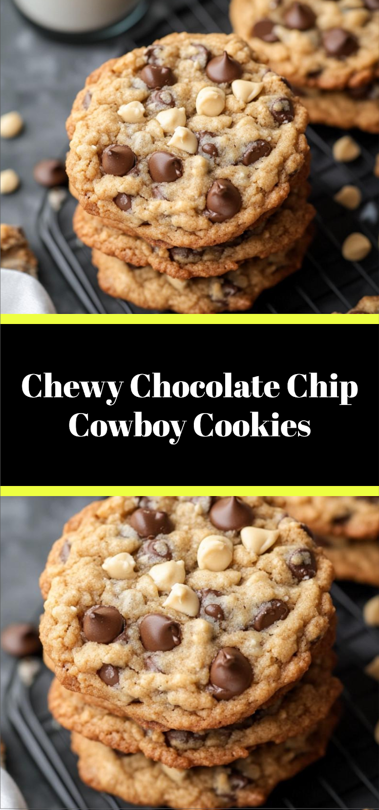 Chewy Chocolate Chip Cowboy Cookies