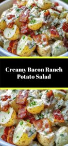 Creamy Bacon Ranch Potato Salad