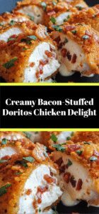 Creamy Bacon-Stuffed Doritos Chicken Delight