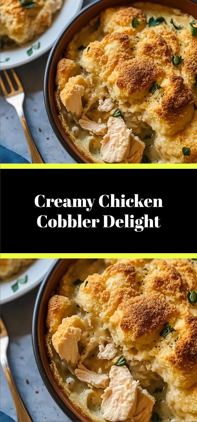 Creamy Chicken Cobbler Delight