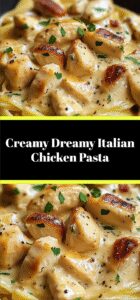 Creamy Dreamy Italian Chicken Pasta