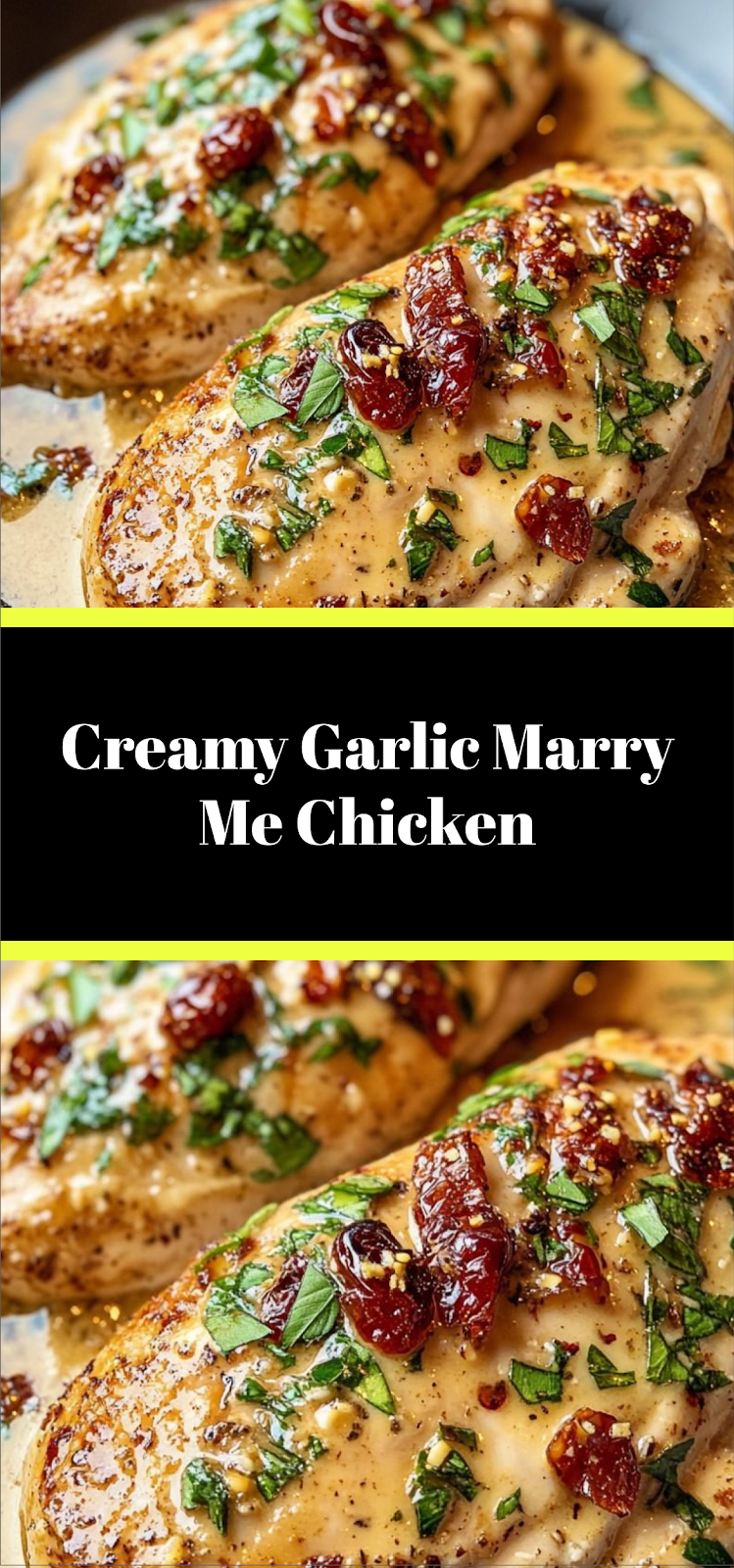 Creamy Garlic Marry Me Chicken