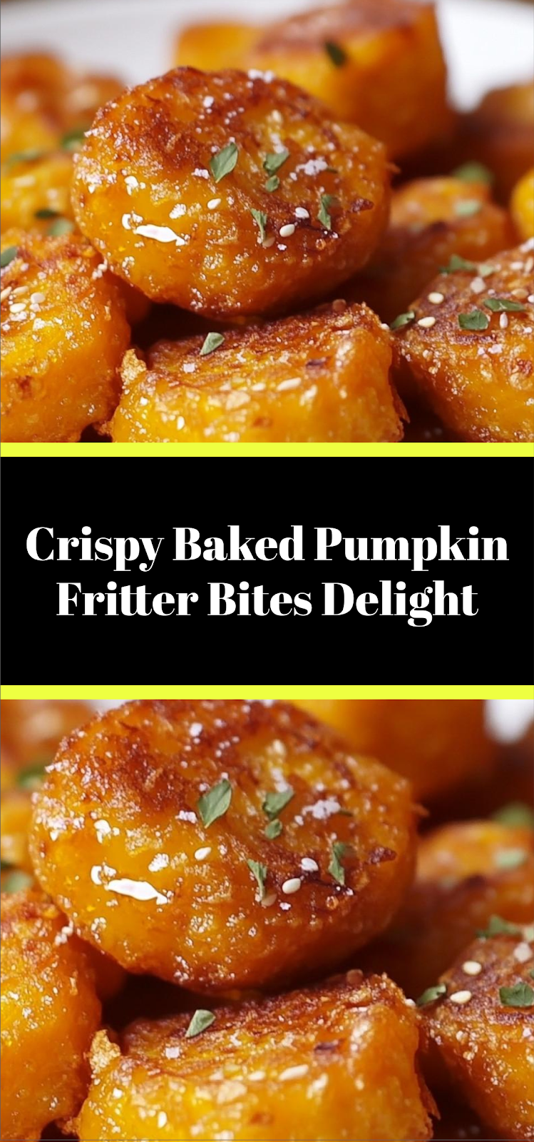Crispy Baked Pumpkin Fritter Bites Delight