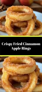 Crispy Fried Cinnamon Apple Rings
