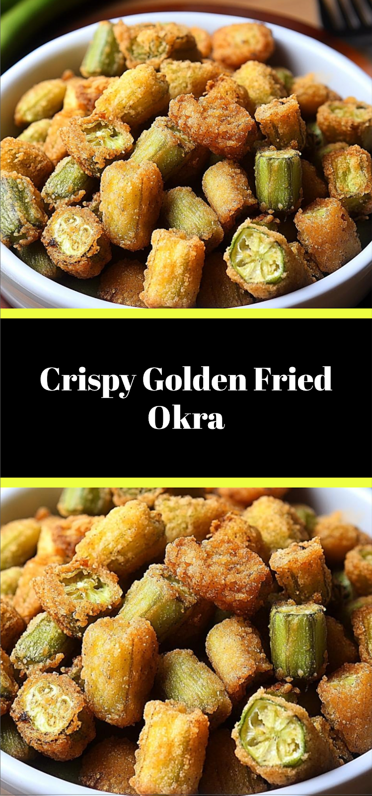 Crispy Golden Fried Okra