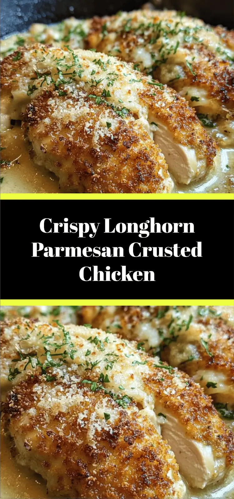 Crispy Longhorn Parmesan Crusted Chicken