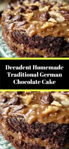 Decadent Homemade Traditional German Chocolate Cake