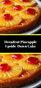 Decadent Pineapple Upside-Down Cake
