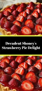 Decadent Shoney's Strawberry Pie Delight