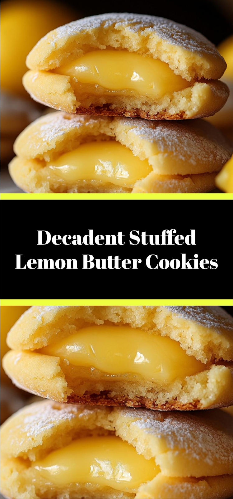 Decadent Stuffed Lemon Butter Cookies