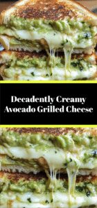 Decadently Creamy Avocado Grilled Cheese