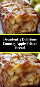 Decadently Delicious Country Apple Fritter Bread
