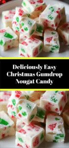 Deliciously Easy Christmas Gumdrop Nougat Candy