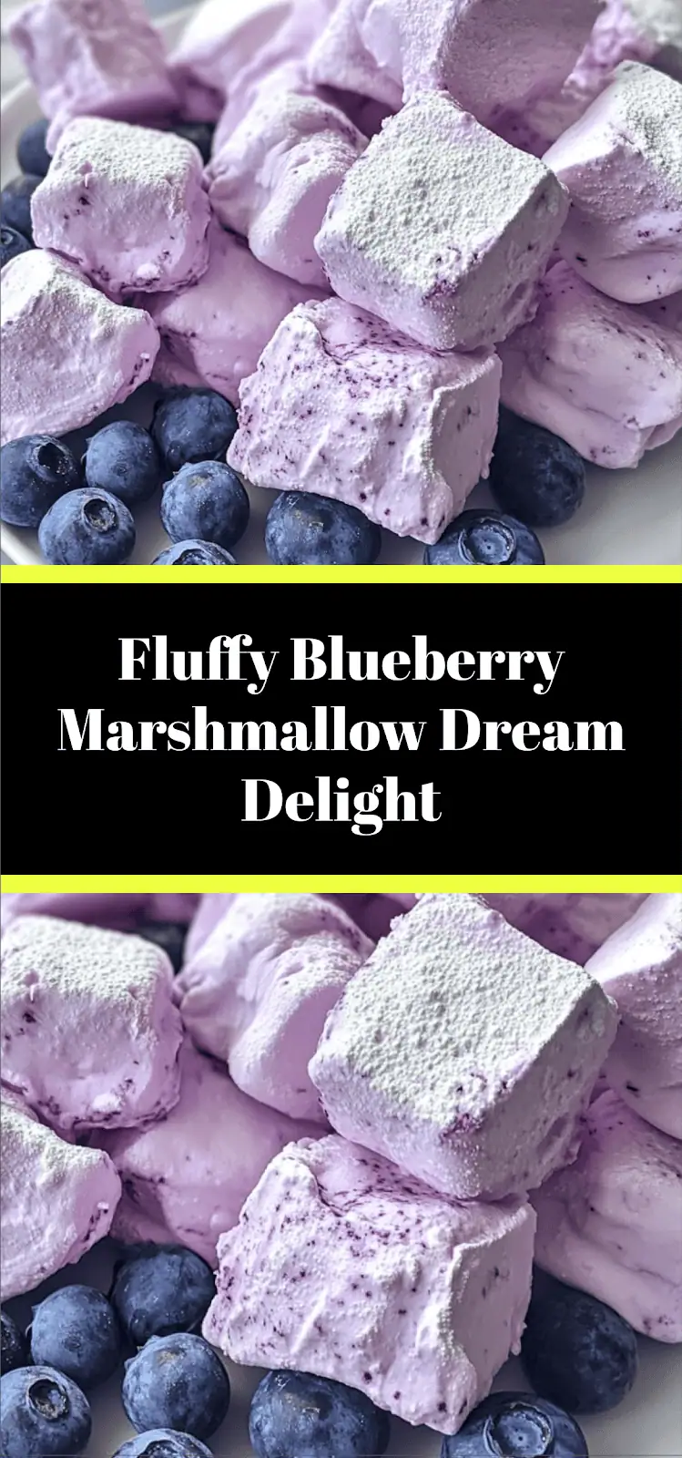 Fluffy Blueberry Marshmallow Dream Delight