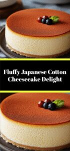 Fluffy Japanese Cotton Cheesecake Delight