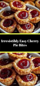 Irresistibly Easy Cherry Pie Bites