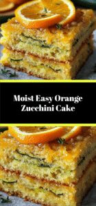 Moist Easy Orange Zucchini Cake