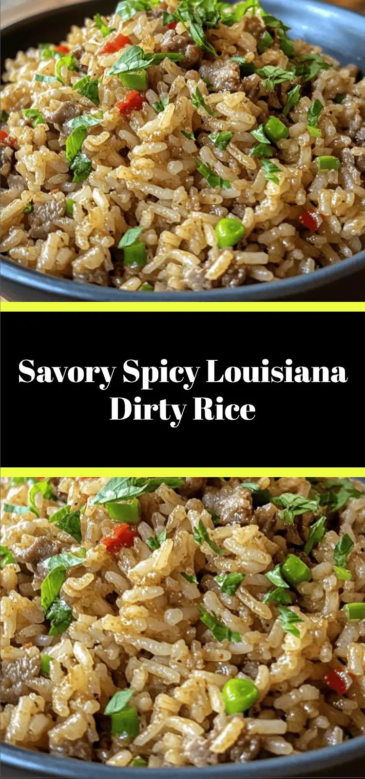 Savory Spicy Louisiana Dirty Rice