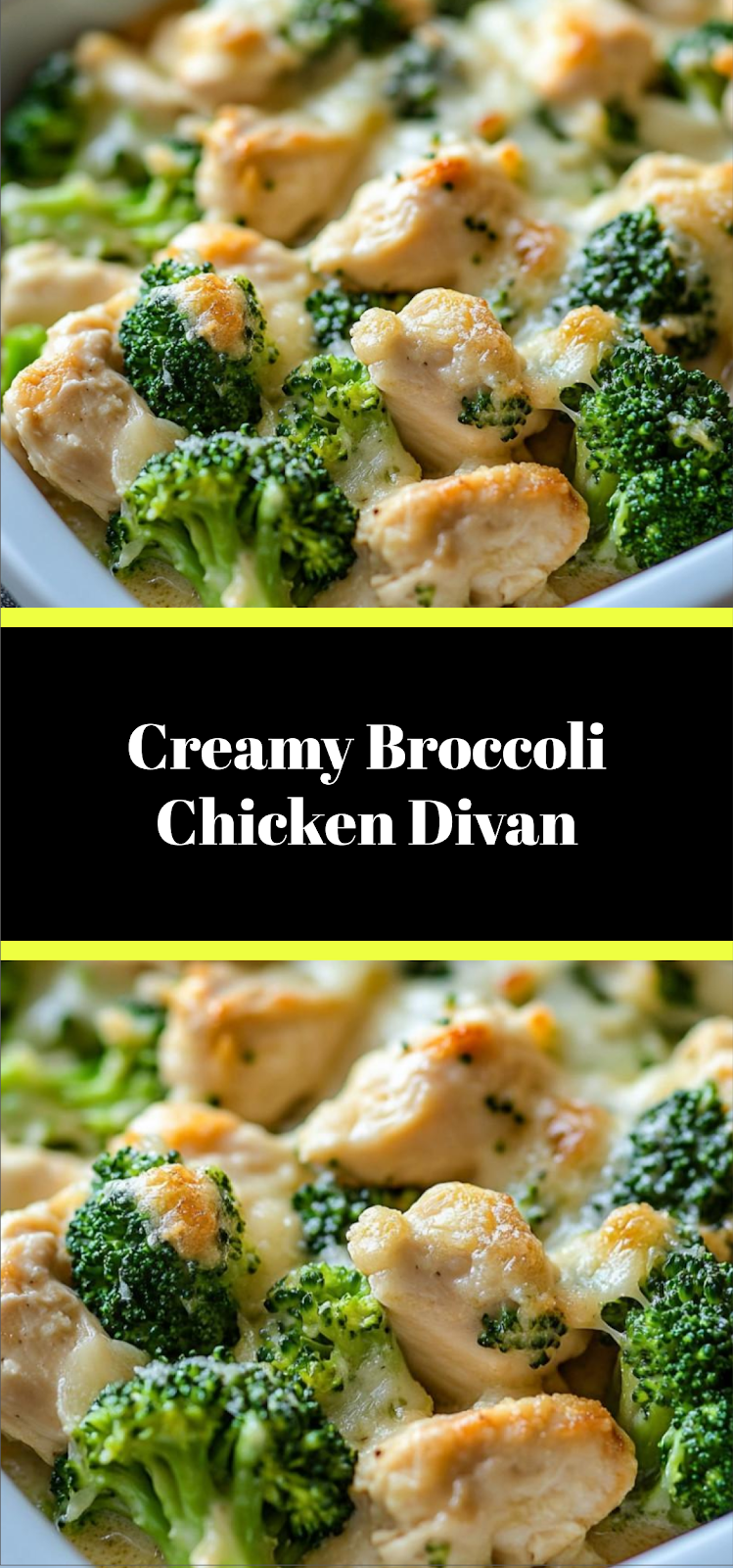 Creamy Broccoli Chicken Divan