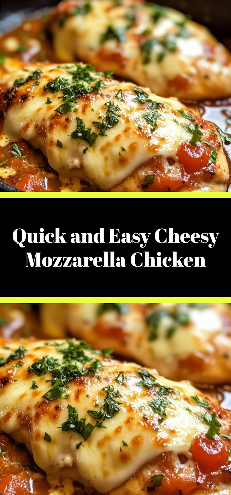 Quick and Easy Cheesy Mozzarella Chicken