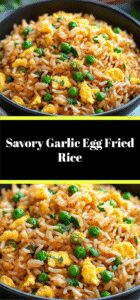 Savory Garlic Egg Fried Rice