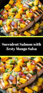 Succulent Salmon with Zesty Mango Salsa